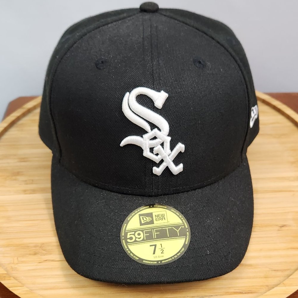 Chicago White Sox New Era 59Fifty Fitted Official On-Field Hat Cap Size 7 1/2